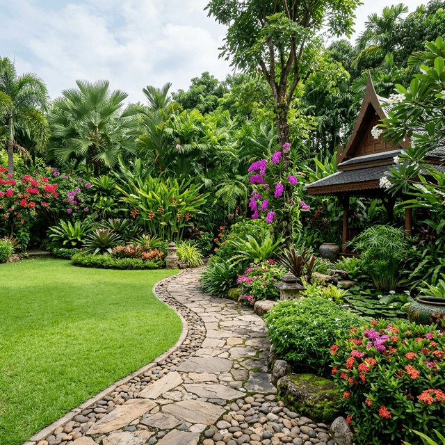 ผลงานจัดสวนบ้านพักอาศัย รับจัดสวน UnseenGarden