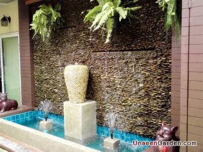 ผลงานน้ำพุ - UnseenGarden รับจัดสวน